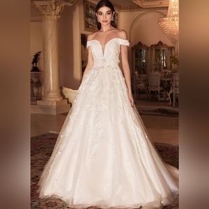 Off white wedding dress